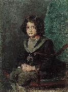 Portrait of a Boy in Navy dress